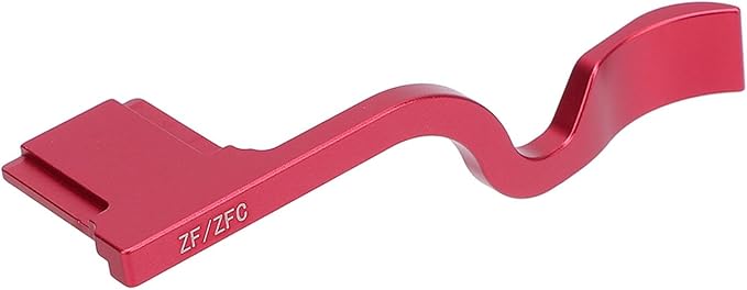 Thumb Up Grip for ZFC ZF, Aluminum Alloy Handle Grip Hand Thumb Rest, Hot Shoe Thumb Support for Comfortable & Secure Hold - Snap on (Red)