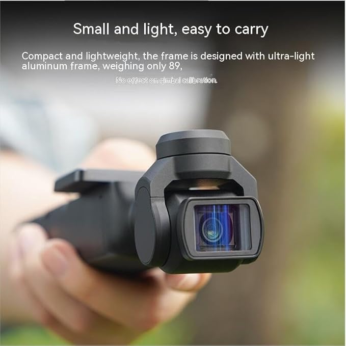 1.15 X Anamorphic Lens/Magnetic Movie Lens for DJI Pocket 3, Cinematic Flare Effect HD Double-Sided Multilayer Anti-Reflective Coating