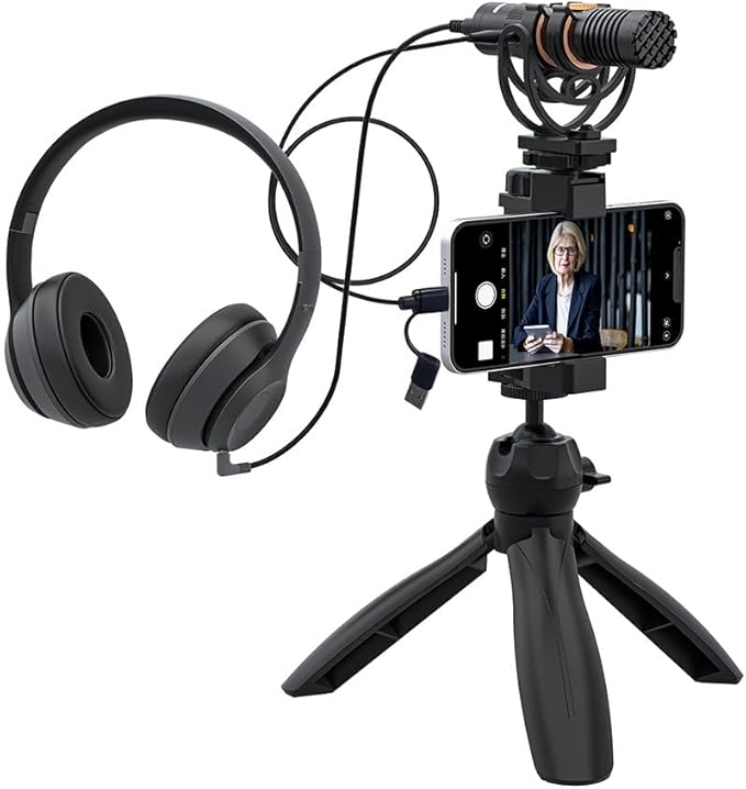 COMICA VM10 PRO Shotgun Microphone,USB C Mic for Camera, Smartphone, Tablet, PC.Ideal for Vlogging, Live Streaming,Recoding.Dual-Mode Video USB Shotgun Microphone with Gain Control
