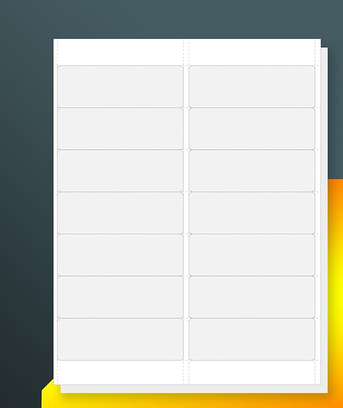 14UP 4" x 1-1/3" Address Labels for Laser & Inkjet Printers[100 Sheets,1400 Labels]