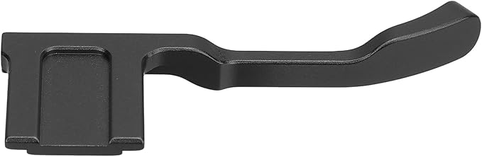 Camera Thumb Up Grip Aluminum Alloy Metal Support with Hot Shoe Cover for GFX-50R Mirrorless Camera (Black)