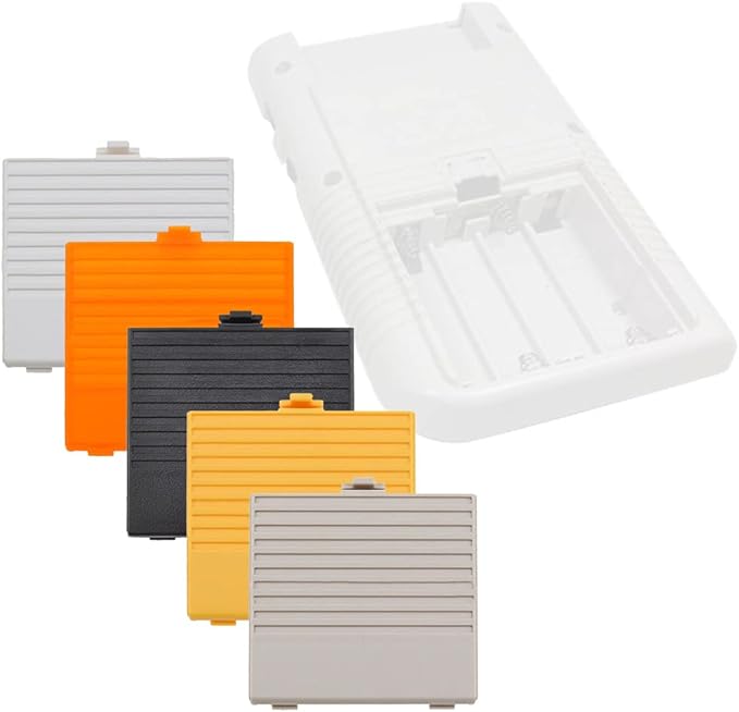 for Game Boy Battery Classic GB-DMG GBO Cover for Case Lid Door Replacement for GB Back Door Cover Battery Cover
