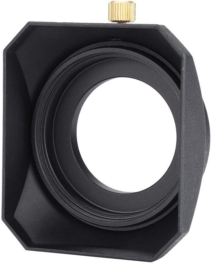 Qiilu Square Lens Hood Shade, Accessory for Camcorder Digital for DV and Digital Video Camera Lens Filter(52mm)