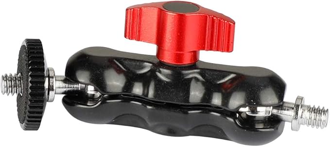 CAMVATE Universal Magic Arm with with Dual Ball Heads(Red,2 Pieces) - 2079