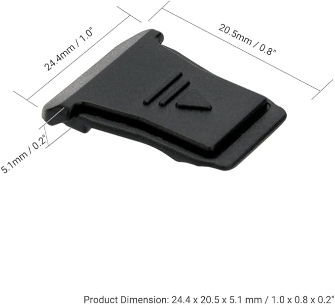 JJC 2Pack Hot Shoe Cover Cap Protector for Canon EOS R50 R10 R8 R7 R6 Mark II R5 Mark II R5C R3 Camera, Replaces Canon ER-SC2 Hot Shoe Cover