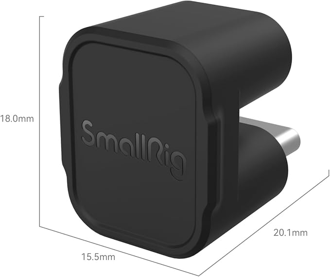 SMALLRIG Type C to Type C Audio Signal Adaptor for iPhone 15 Pro Series Video Cage, Making it Convenient The Use of Microphone When Shooting Horizontally 4406