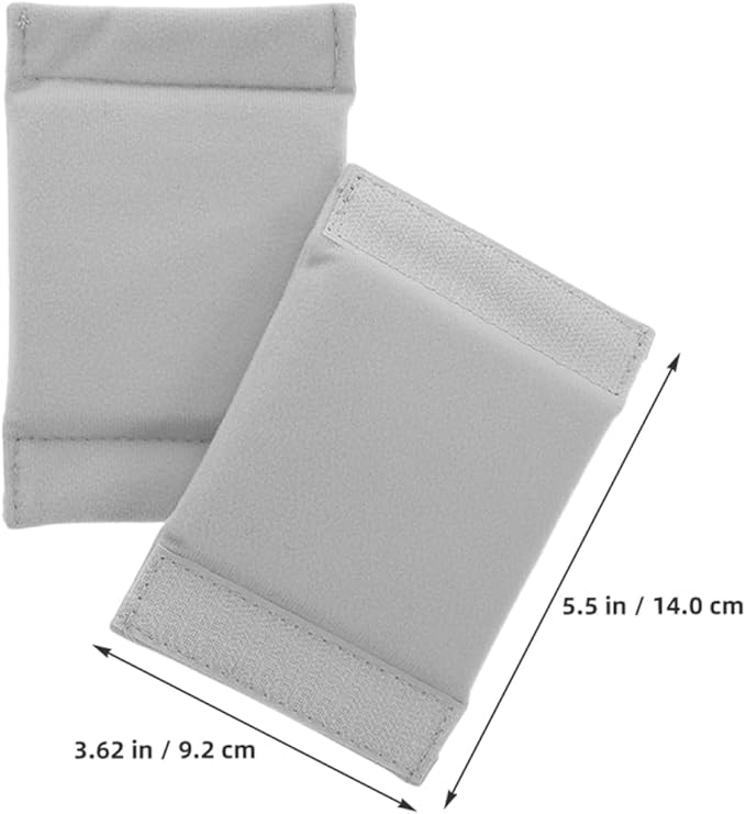 VILLCASE 4pcs Camera Bag Divider Camera Bag Compartment Divider Lens Protection Insert Backpack Inserts Lens Separator Pad Grey Fiber Fleece