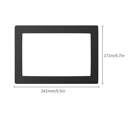 Resin 3D Printer Screen Protector, Black LCD Protective Film, 9.5 x 6.7 Inch, Compatible with Most 8.9 Inch LCD Resin Printers, 5 Pack