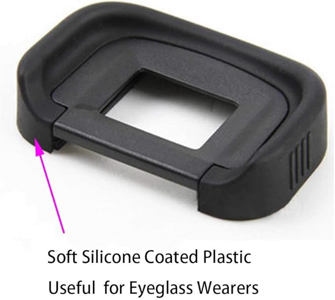 EB Eyepiece Eyecup Eye Cup for Canon EOS 90D/80D/70D/60D/50D/40D/20D/5D Mark II/5D Mark I/6D Mark II/6D Mark I (2-Pack), ULBTER viewfinder Eyecup with Hot Shoe Cover