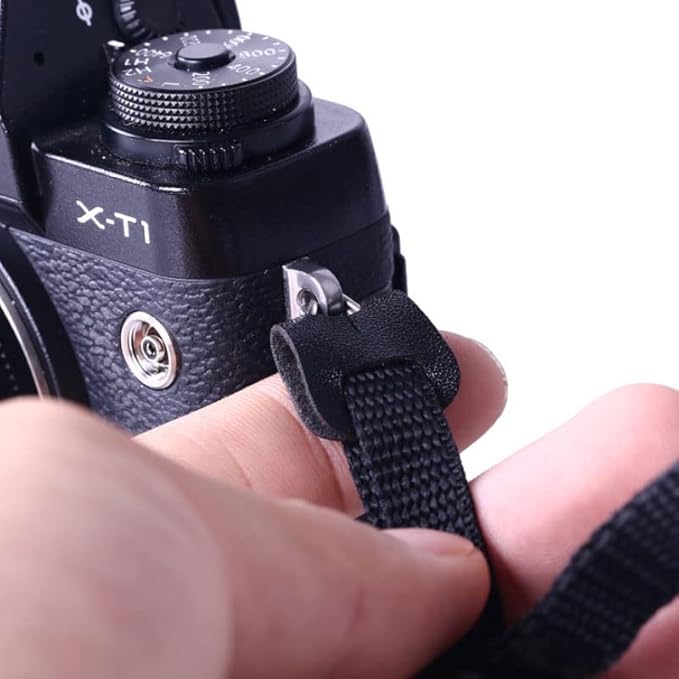 4 Pack Camera Strap Lug Ring Triangle Split Rings Hook with Leather Pad Protector Cover for Fujifilm Canon Nikon Sony Olympus Pentax DSLR Camera Shoulder Straps Harness Crossbody Belt