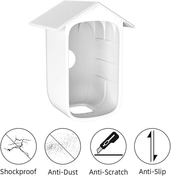 Camera Silicone Protective Cover/Case/Skin for eufy Security eufyCam 2C Cam & eufyCam 2C Pro Wireless Home Security Outdoor Camera, Protection Against UV Rays and Rain