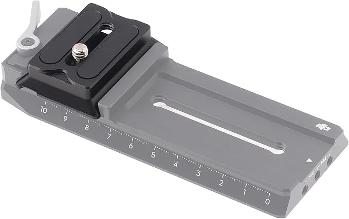 FocusFoto Upper Quick Release Baseplate QR Plate for DJI Ronin RS2 RSC2 RS3 Pro RS4 Pro RS 4 Mini Gimbal Stabilizer Arca-Swiss Standard Camera Tripod Ballhead (Standard Version)