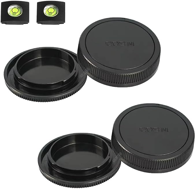 Body Cap & Rear Lens Cover for Canon EOS M50 Mark II M200 M100 M50 M6 Mark II M6 and More Canon EF-M Mount Camera and Lens