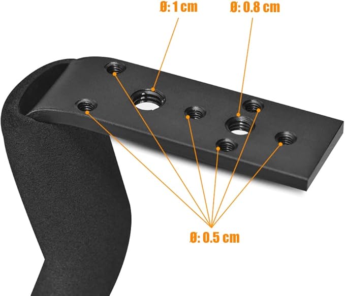 Sea frogs Aluminum Alloy Diving Handle Tray Bracket Single Handle Hand Grip Video Stabilizer Portable Balancer Holder with Ball Adapter TS-12