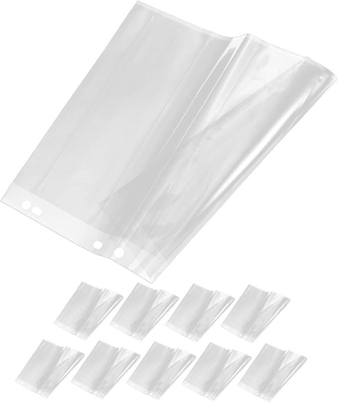 10pcs Negative Film Sleeves Film Binder Archival Photo Sleeves Heavy Duty Page Protectors Document Pouch