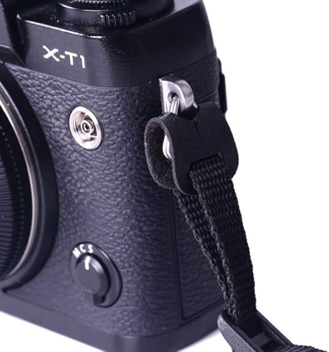 4 Pack Camera Strap Lug Ring Triangle Split Rings Hook with Leather Pad Protector Cover for Fujifilm Canon Nikon Sony Olympus Pentax DSLR Camera Shoulder Straps Harness Crossbody Belt