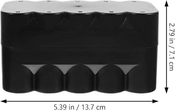 Sewroro Film Storage Box for 10 Rolls Durable Plastic Film Holder Lightweight Organizer for 120Mm Films and Small Items Perfect for Photography Lovers