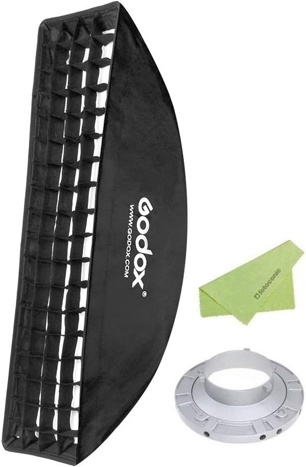 Godox 9\x 35 22x90cm Honeycomb Grid Softbox with Bowens Mount Speedring for Photo Strobe Studio Flash Light