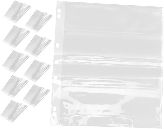 10pcs Film Negative Storage Bags Supplies Document Holder Archival Photo Holders Simple Elegant Design Idea