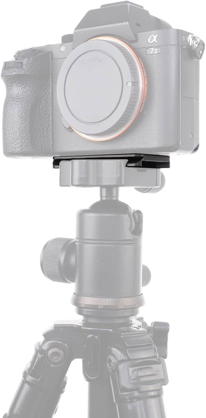 FocusFoto Quick Release Plate 70mm for DJI Ronin SC Gimbal Stabilizer Camera Arca-Swiss Standard Tripod Ballhead (PU70)