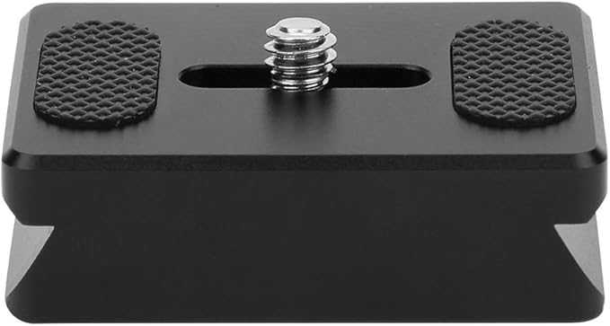 Quick Release Plate, Camera Quick Release Plate with Screw Hole for Lab S Crane 2 Crane 3, Increase 1.5CM, Black.