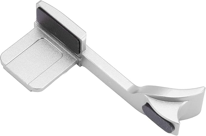 Dpofirs Aluminum Alloy Thumb Up Grip for Q2, CNC Machined Hot Shoe Hand Grip for Better Balance & OneHanded Operation (Gray)
