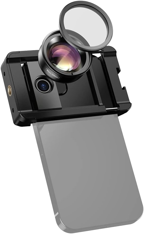 10X Macro Lens for Smartphone, Micro Photography Lens Attachment with CPL Filter and Universal Clip, Micro Phone Lens for Professional Macro Photography of Flowers Jewelry Food Details