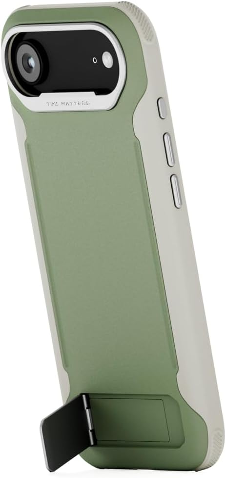 Tilta Khronos Lite Case Compatible with iPhone 17 Air - Light Green | Lightweight Protective Cage Design | Magnetic Mount for SSDs | Power Banks | Cooling Fans | Integrated Kickstand Support