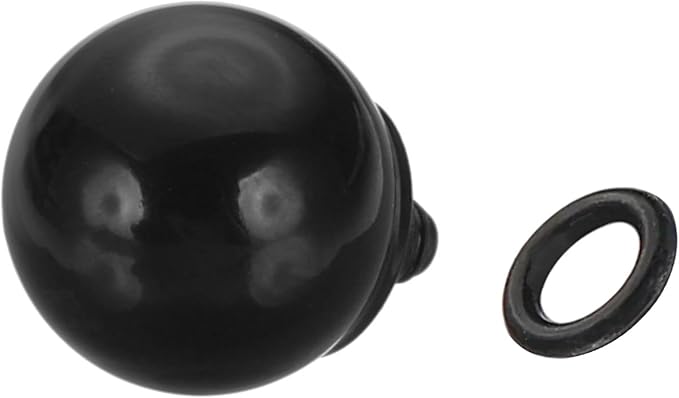 PATIKIL Camera Shutter Button, 10mm Ball Shape Shutter Release Button Pure Copper Camera Buttons for Fujifilm XT5 XT30 XT20 XT4 XE2 XE4, Black