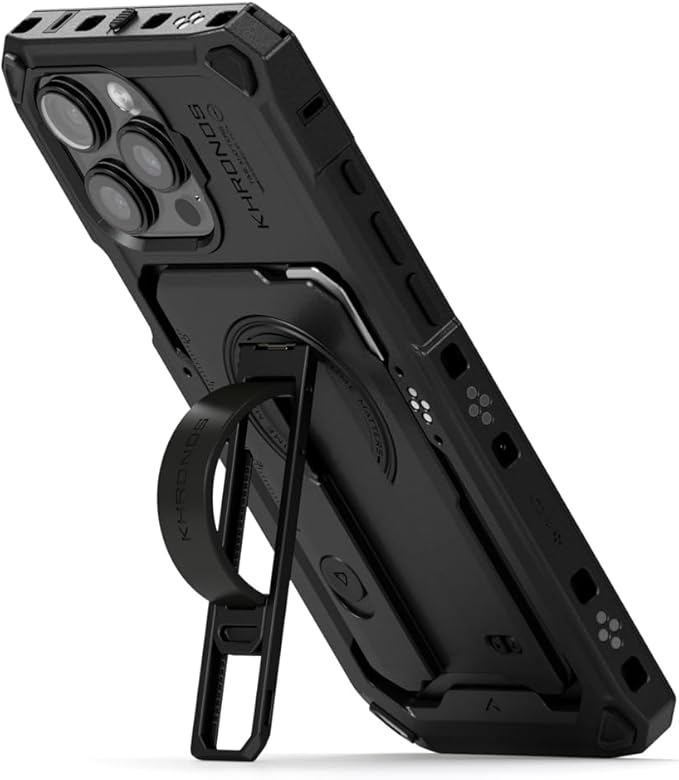 Tilta Khronos Case Compatible with iPhone 16 Pro Max Case – Black | Mobile Filmmaking Accessories | Phone Camera Cage | Phone Video Rig TK-IP16-PMFC-B