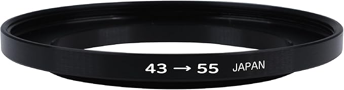 Marumi 906142 Step Up Ring 43mm to 55mm Filter Diameter Conversion Adapter