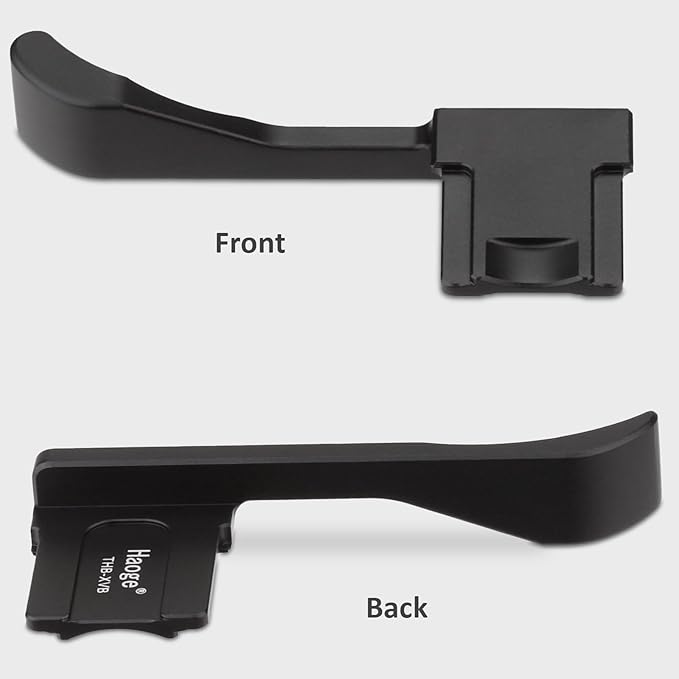 Haoge THB-XVB Metal Thumb Up Rest Hand Grip for Fujifilm X100VI Fujinon X100V Camera Accessories Black Hot Shoe Thumb Up