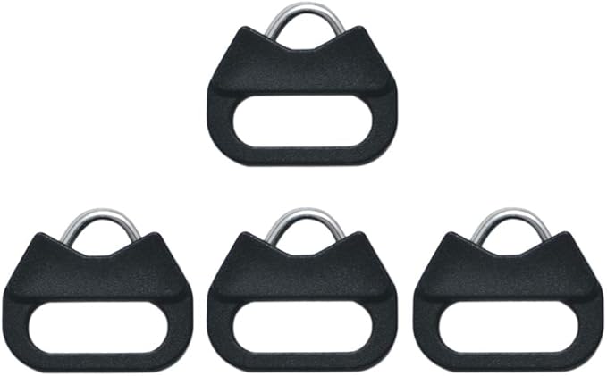 Lug Ring Camera Strap Triangle Split Ring Hook Plastic Cap Compatible with All Brand D-SLR Rangefinder Mirrorless Camera W/Round Eyelet(2 Pair)