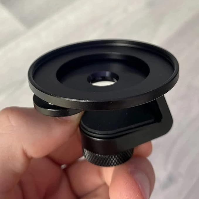 Universal 17mm to 52MM Phone Camera Lens Filter Adapter Smartphone Ring Video Rig Lens Adapter for 52mm Cpl Variable ND filters set step up Rings for Iphone Android Phones (17mm to 52mm)