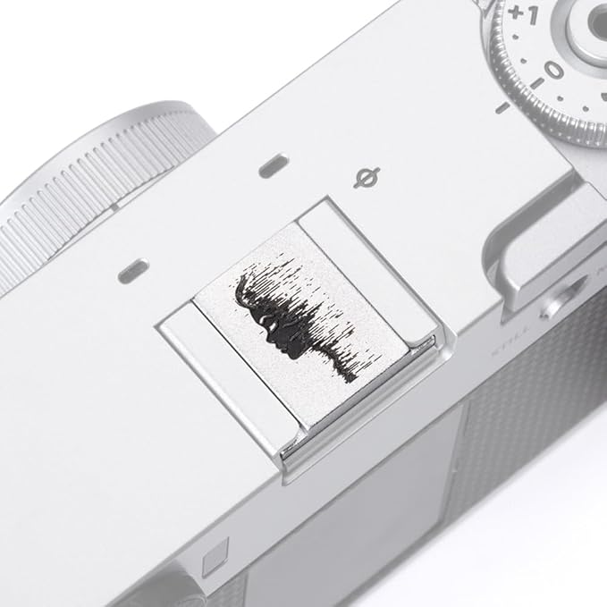 Camera Metal Hot Shoe Cover Protector for Fuji X100VI X100V X-M5 X-E5 X-T4 X-T3 XPRO3 XPRO2 X-Half for Nikon ZF Z5 Z6 Z6II (Aluminum Alloy-Profile)