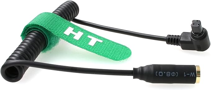 HangTon Remote Trigger Cable Adapter for Canon R3 R5 1DX 6D 7D 5D MKIII 60D EOS SLR Camera, 2.5mm Female to N3
