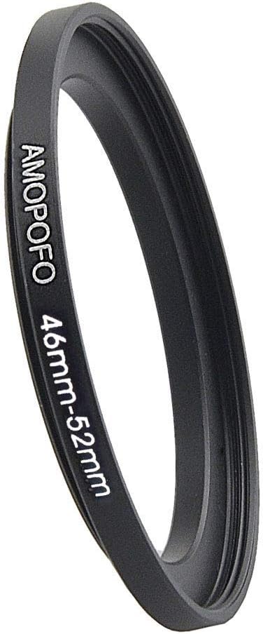 46mm Lens to 52mm Camera Filter Ring Compatible with for All Brands 46mm Lens and 52mm UV,ND,CPL Camera Filter Accessories