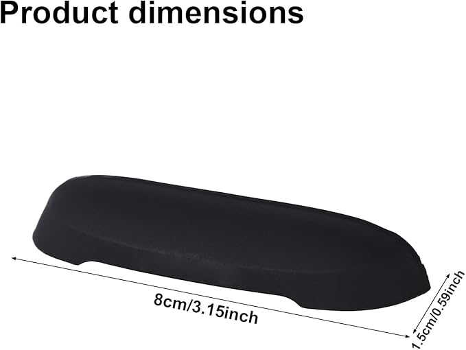 Backup Rear Camera Protective Cover, Silicone Backup Camera Rain Shield Car Rear View Modification Rain Cover Sticker for All Vehicle Automotive Exterior Accessories (Black)