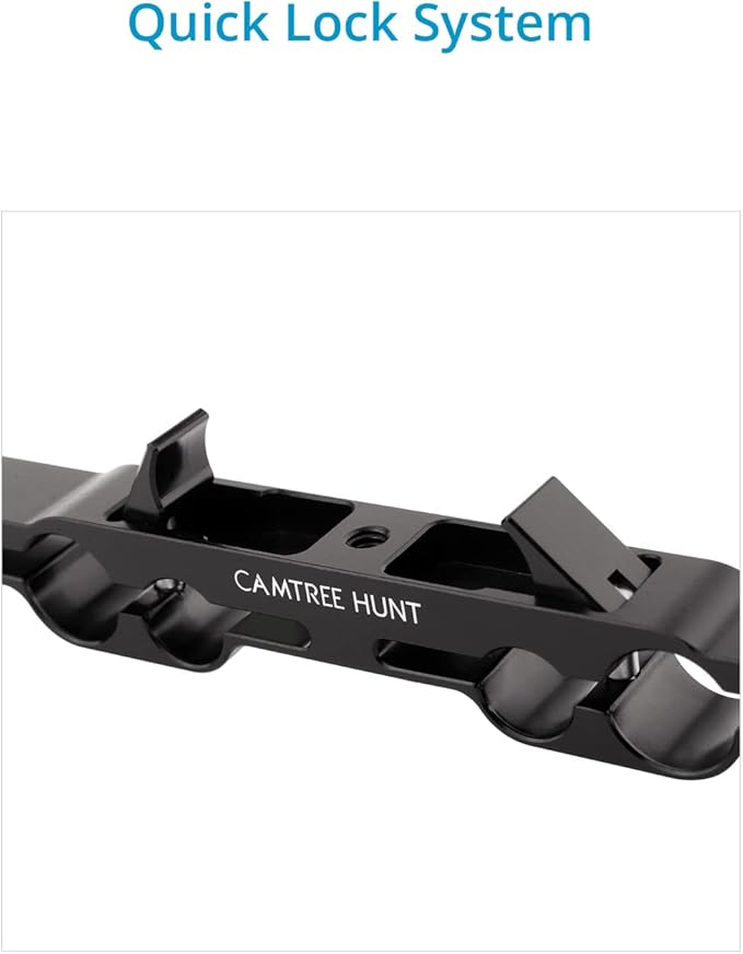 CAMTREE Hunt Universal 19mm/15mm Rosette Handle Set for DSLR & Video Camera Shoulder Mount Rigs. (CH-1915-RH)