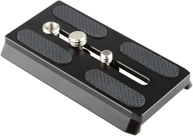 CAMVATE Camera Quick Release Base Plate with 1/4" & 3/8" Threads Compatible with Manfrotto577/ 501/504 Tripod - 2149