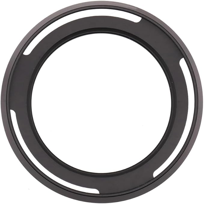62mm Hollow Lens Hood 62mm Screw in Curved Vented Lens Hood 62mm Metal Lens Hood for 62mm Lens Hood Wide(Black)