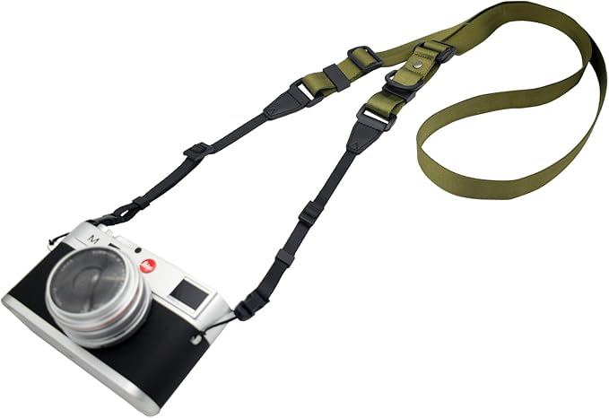 Camera Strap, Universal Quick Release Adjustable Slim Camera Neck Shoulder Camera Straps Sling Strap for All SLR DSLR Cameras Green