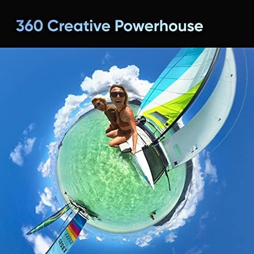 Insta360 X3 Tripod Selfie Stick Bundle- Waterproof 360 Action Camera with 1/2" 48MP Sensors, 5.7K 360 HDR Video, 72MP 360 Photo, 2.29" Touchscreen, AI Editing |Bundle Includes 2-in-1&256GB