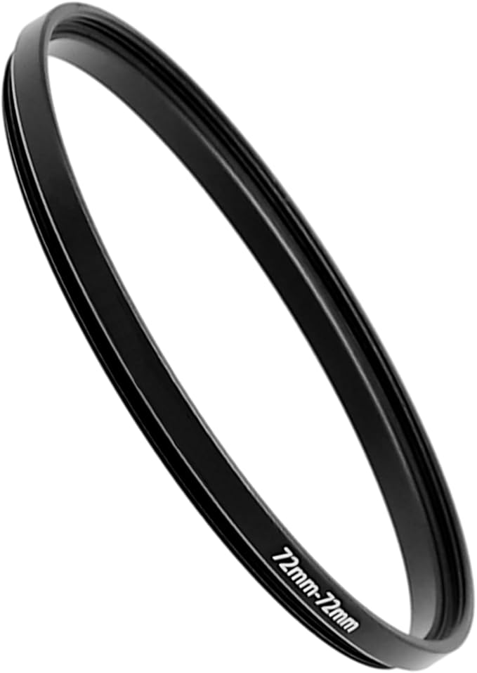 72-49/52/55/57/58/62/67/72/74/77/82/86/95/105mm Step Up & Step Down Rings Adapter for Camera Lens and Filters 72-72 Filter Adapter Ring 72mm Lens to 72mm Filters