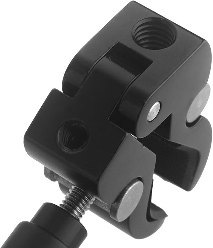 Camera Magic Friction Arm, Small Super Clamp, Crab Clamp Pliers/Holder with 1/4 and 3/8 Screws, for Lighting Engineers Photographers Fix Accessories
