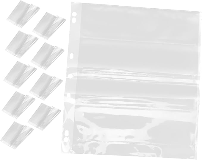 10pcs Film Negative Sleeves Dustproof Archival Photo Storage Bags for Binders Organize Protect Your Film Negatives Safely