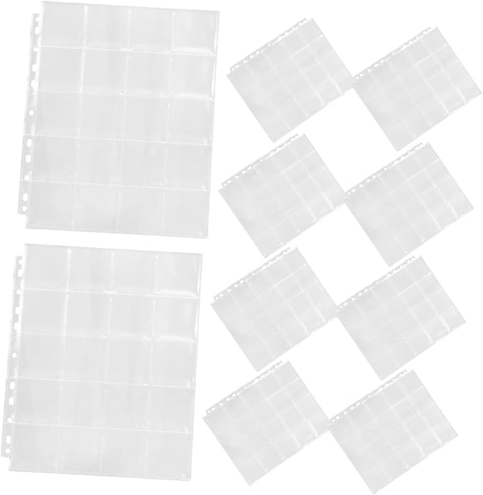 30pcs Film Negative Holder Acid-Free Binder Page Card Sleeves Film Negative Binder Bag Portable Storage