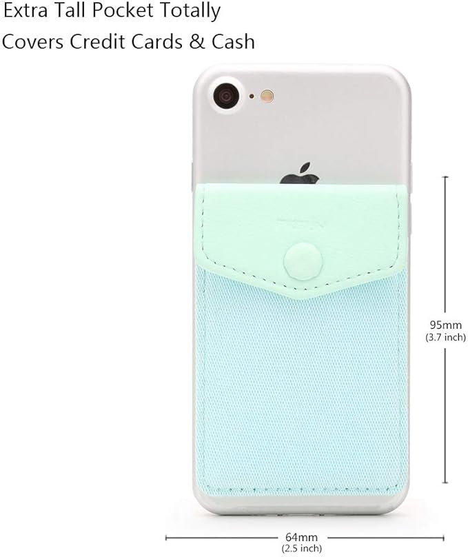 Ultra-Slim Self Adhesive Credit Card Leather Wallet