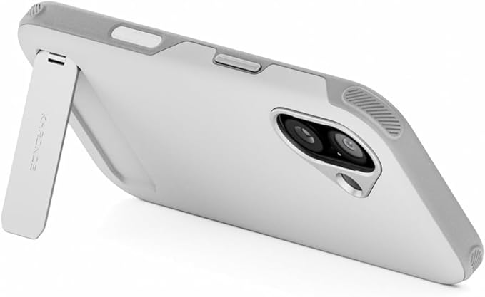Tilta Khronos Lite Case Compatible with iPhone 17 – Light Gray | Slim Lightweight Protective Cage | Magnetic Back Plate, SSDs, Power Banks & Cooling Fans | Kickstand | Reinforced Corners