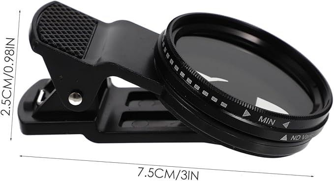 Gadpiparty 3sets Smartphone Lens Filter Clip Lightweight Neutral Density Camera Accessory for Enhanced Photography Clarity and Brightness Compatibility for Mobile Phones